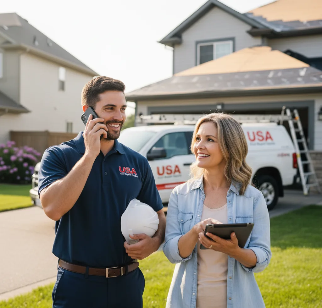 USA Roof Repair Experts customer support in Pomfret Center